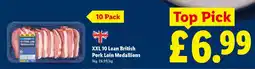 Lidl XXL 10 Lean British Pork Loin Medallions offer