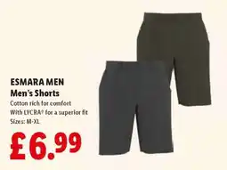 Lidl ESMARA MEN Men's Shorts offer