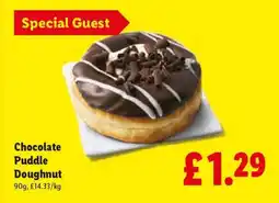 Lidl Chocolate Puddle Doughnut offer