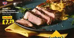 Lidl DELUXE Dry Aged Aberdeen Angus Beef Sirloin Steak offer