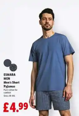 Lidl ESMARA MEN Men’s Short Pyjamas offer
