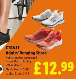 Lidl CRIVIT Adults’ Running Shoes offer