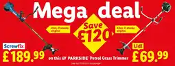 Lidl PARKSIDE Petrol Grass Trimmer offer
