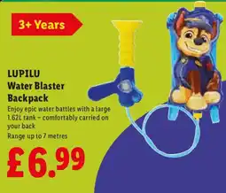 Lidl LUPILU Water Blaster Backpack offer