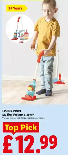 Lidl FISHER-PRICE My first Vacuum Cleaner offer
