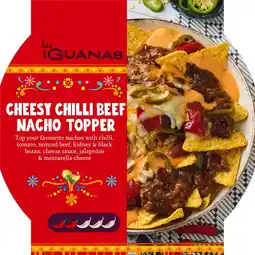 Iceland Las Iguanas Cheesy Chilli Beef Nacho Topper 300g offer