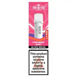 Iceland SKE 600 Pro 2 Strawberry Burst Pod 20mg/ml offer