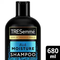 Iceland TRESemme Shampoo Rich Moisture 680 ml offer
