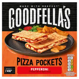 Asda Goodfella's Pepperoni & Cheese Pizza Pockets 2 Pack offer