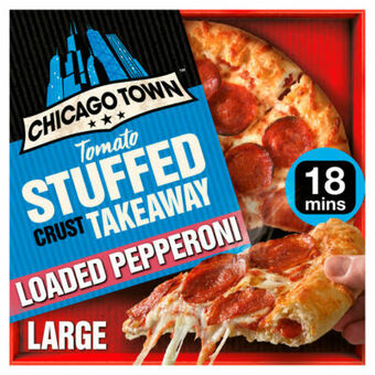 Asda Chicago Town Takeaway Large Stuffed Pepperoni Pizza offer