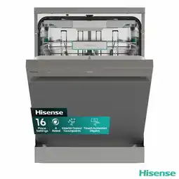 Costco Hisense HS673A90XUK, 16 Place Settings Dishwasher, A Rated in Silver offer