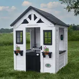 Costco Backyard Discovery White Sweetwater Playhouse (2-10 Years) offer
