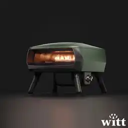 Costco Witt Piccolo Rotante Gas Powered 13 Pizza Oven 5 Piece Bundle in Green offer