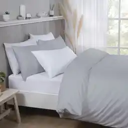 Costco Purity Home 400 Thread Count Cotton Grey Duvet Cover Set in 4 Sizes offer