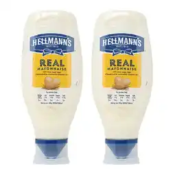 Costco Hellmann's Real Squeezy Mayonnaise, 2 x 750ml offer