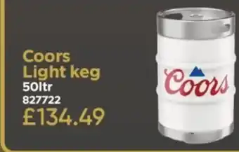 Coors Light keg