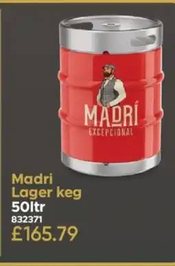 Bestway Madri Lager keg offer