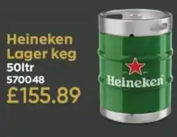 Bestway Heineken Lager keg offer