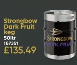 Bestway Strongbow Dark Fruit keg offer
