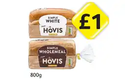 Londis Hovis Simple White, Wholemeal offer