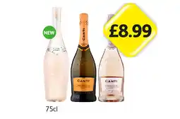 Londis Fleurs Prairie, Canti Prosecco, Rosé offer