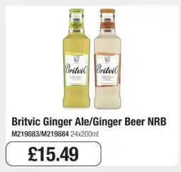 Makro Britvic Ginger Ale/Ginger Beer NRB offer