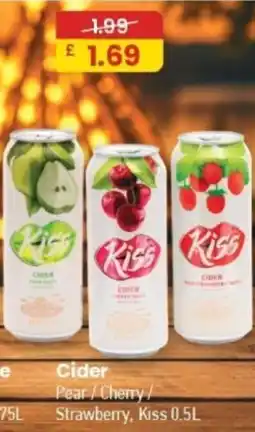 MyMINIMIX Cider Pear/Cherry/ Strawberry, Kiss offer
