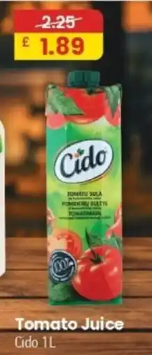 MyMINIMIX Tomato Juice Cido offer