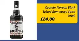 Morrisons Captain Morgan Black Spiced Rum based Spirit Drink offer