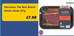 Morrisons Morrisons The Best British Sirloin Steak offer