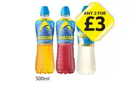 Londis Lucozade Orange, Raspberry, Ice Kick offer