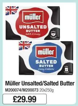 Makro Müller Unsalted/Salted Butter offer