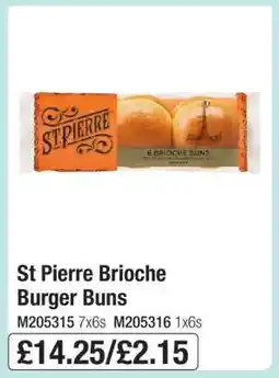 Makro St Pierre Brioche Burger Buns offer