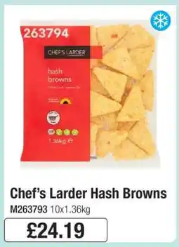 Makro Chef’s Larder Hash Browns offer
