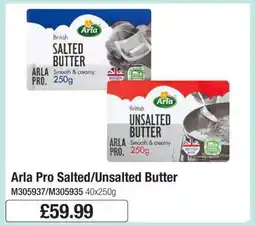 Makro Arla Pro Salted/Unsalted Butter offer