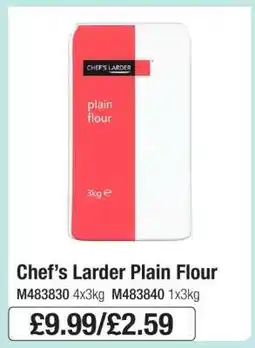 Makro Chef’s Larder Plain Flour offer