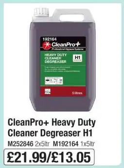 Makro CleanPro+ Heavy Duty Cleaner Degreaser H1 offer