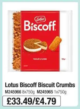 Makro Lotus Biscoff Biscuit Crumbs offer
