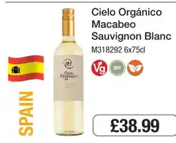 Makro Cielo Orgánico Macabeo Sauvignon Blanc offer