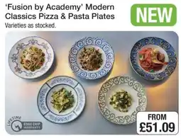 Makro ‘Fusion by Academy’ Modern Classics Pizza & Pasta Plates offer