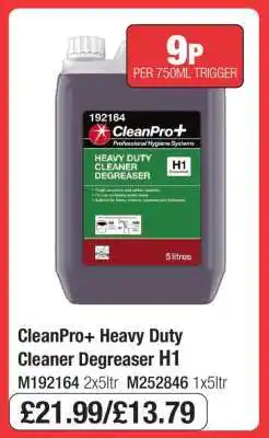 Makro CleanPro+ Heavy Duty Cleaner Degreaser H1 offer