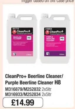 Makro CleanPro+ Beerline Cleaner/Purple Beerline Cleaner H8 offer