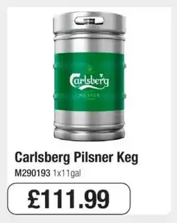 Makro Carlsberg Pilsner Keg offer