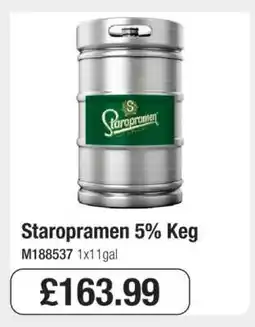 Makro Staropramen 5% Keg offer
