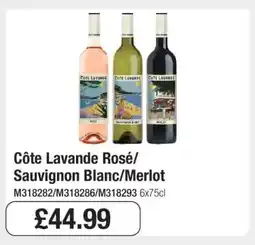 Makro Côte Lavande Rosé/Sauvignon Blanc/Merlot offer