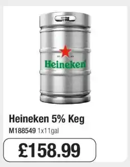Makro Heineken 5% Keg offer