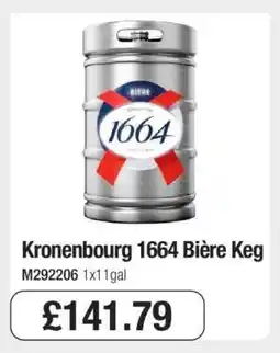 Makro Kronenbourg 1664 Bière Keg offer