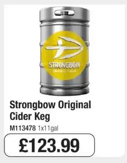 Makro Strongbow Original Cider Keg offer