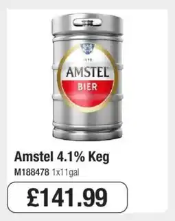 Makro Amstel 4.1% Keg offer