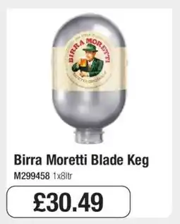 Makro Birra Moretti Blade Keg offer